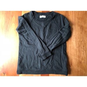 Everlane Black French Terry Sweatshirt : XS